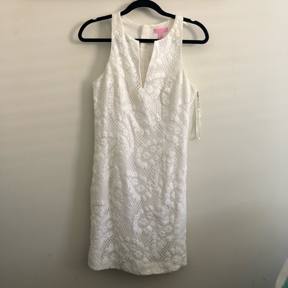 Lilly Pulitzer white Paisley Dress Sz 4